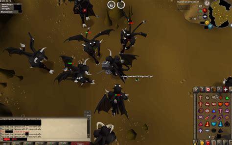 osrs black demon locations